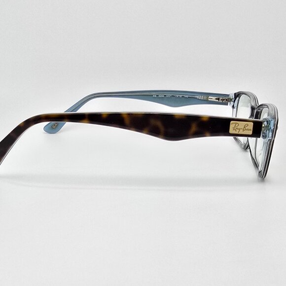 Ray-Ban RB5206 5023 Polished Tortoise on TR Azure Eyeglasses Frame w/ Flexhinge - Picture 5 of 12
